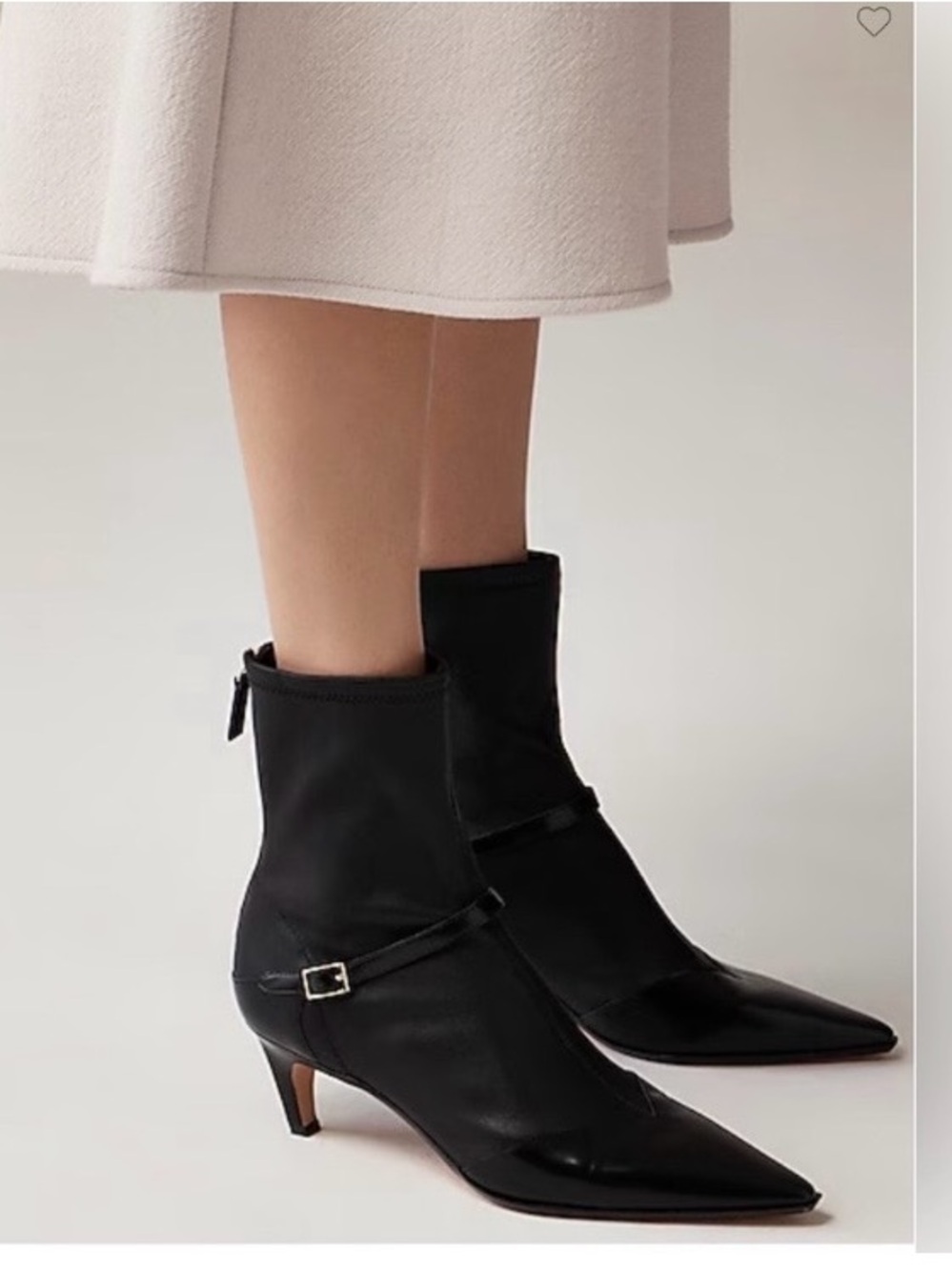 Jcrew Stevie stretch leather ankle boot
